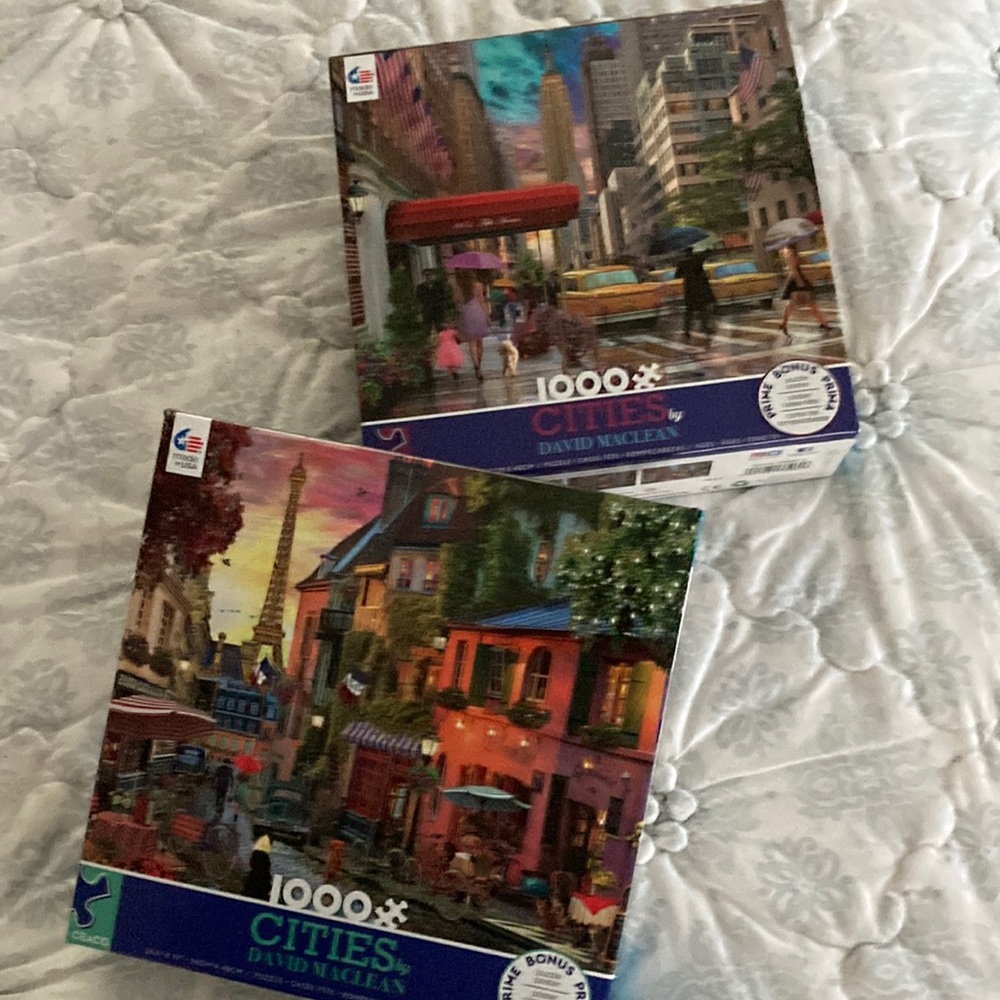 1000
CITIES®
DAVID MACLEAN 2 1000 piece puzzles